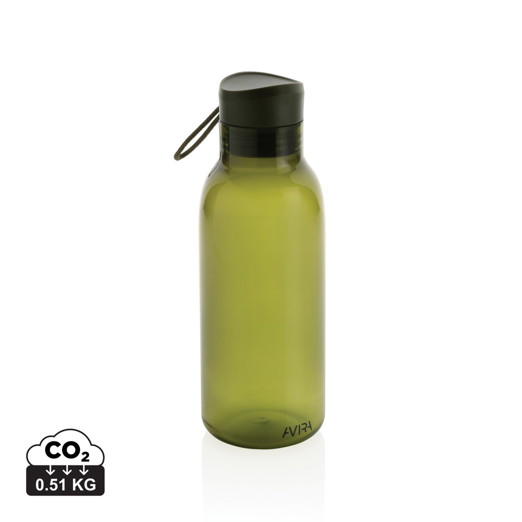 Bouteille en rPET 500 ml personnalisable AVIRA Vert 